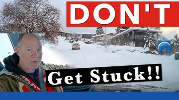 How to Drive In Deep Snow :: Don
