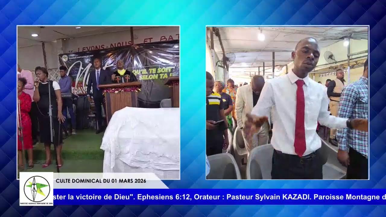 CULTE DOMINICAL DU 01 MARS 2026