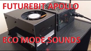 FutureBit Apollo ASIC Miner ECO mode Fan Noise