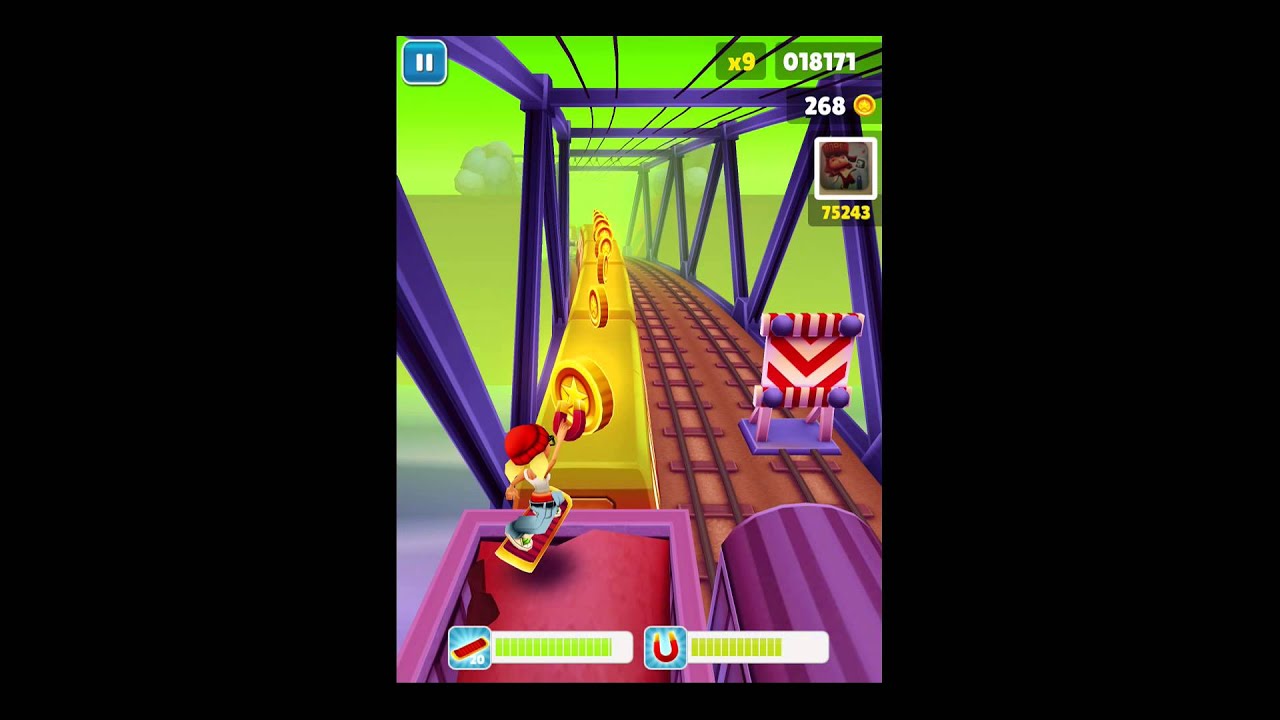 Subway Surfers Halloween Map Gameplay