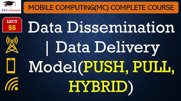 L55: Data Dissemination | Data Delivery Model(PUSH, PULL, HYBRID) | Mobile Computing