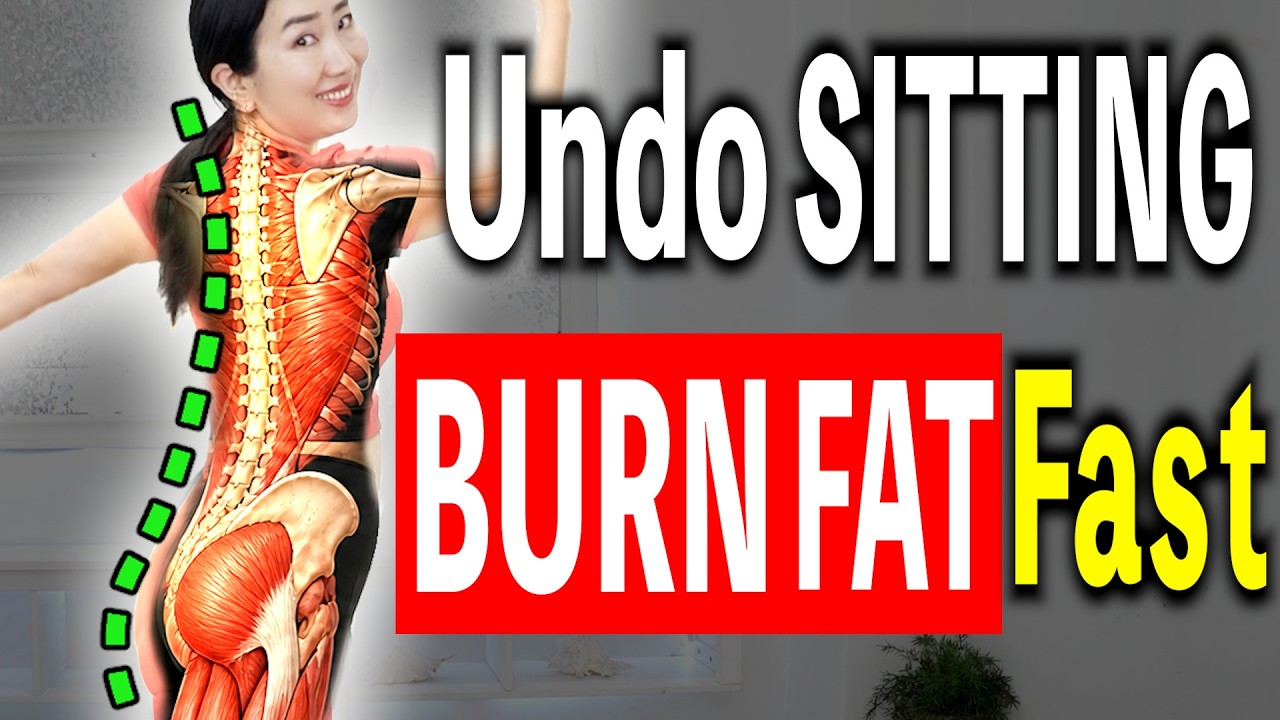 If You Sit All Day, Do This Ancient Asian Hip & Arm Swings / Burn Fat Fast