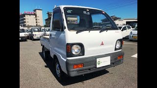 1991 Mitsubishi minicab truck U42T-0013743  Mini Truck For sale (Japan Kei truck)Used car vehicle