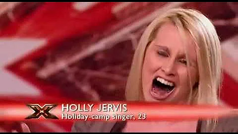 X Factor Worst Auditons - Big Mouth Holly Vs Simon Cowell