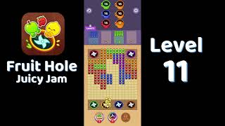 🎯 Fruit Hole Level 11 Walkthrough | Fun Fruit Puzzle Game 🍓 | SolutionGuruji
