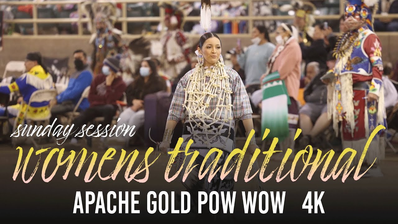 2022 Women's Traditional Contest Apache Gold Pow Wow 4K YouTube