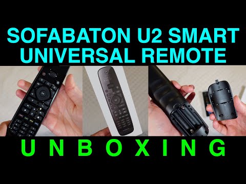 Unboxing SofaBaton U2 Smart Universal Remote Control Programmable Logitech Harmony Replacement