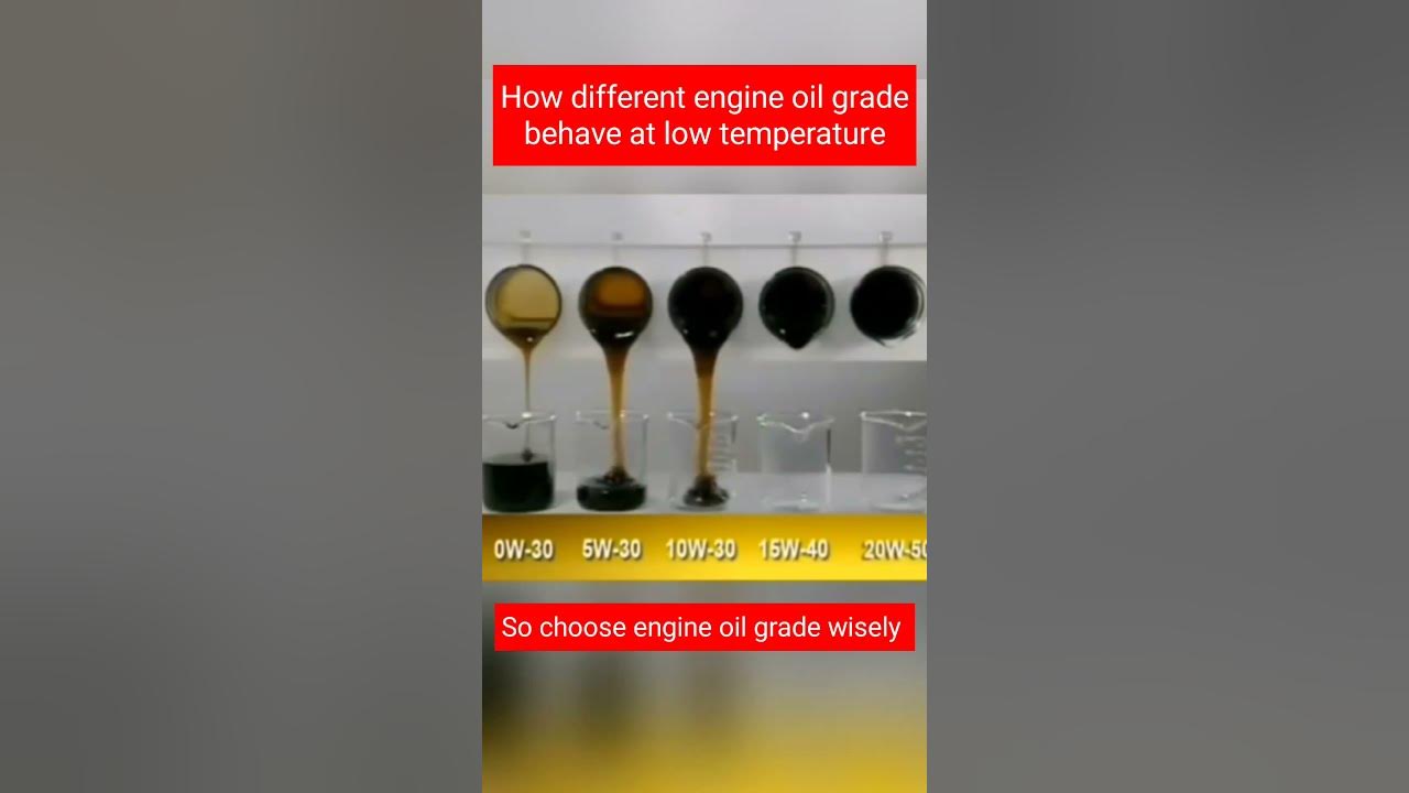 Engine oil at low temperatures #automobile #bike #engine #mechanic