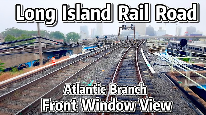 ⁴ᴷ⁶⁰ Long Island Rail Road Front Window View - The Atlantic Branch to Jamaica