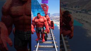 Spiderman vs Devil Hulk Crazy Clash in Gta5 ☠️🤯