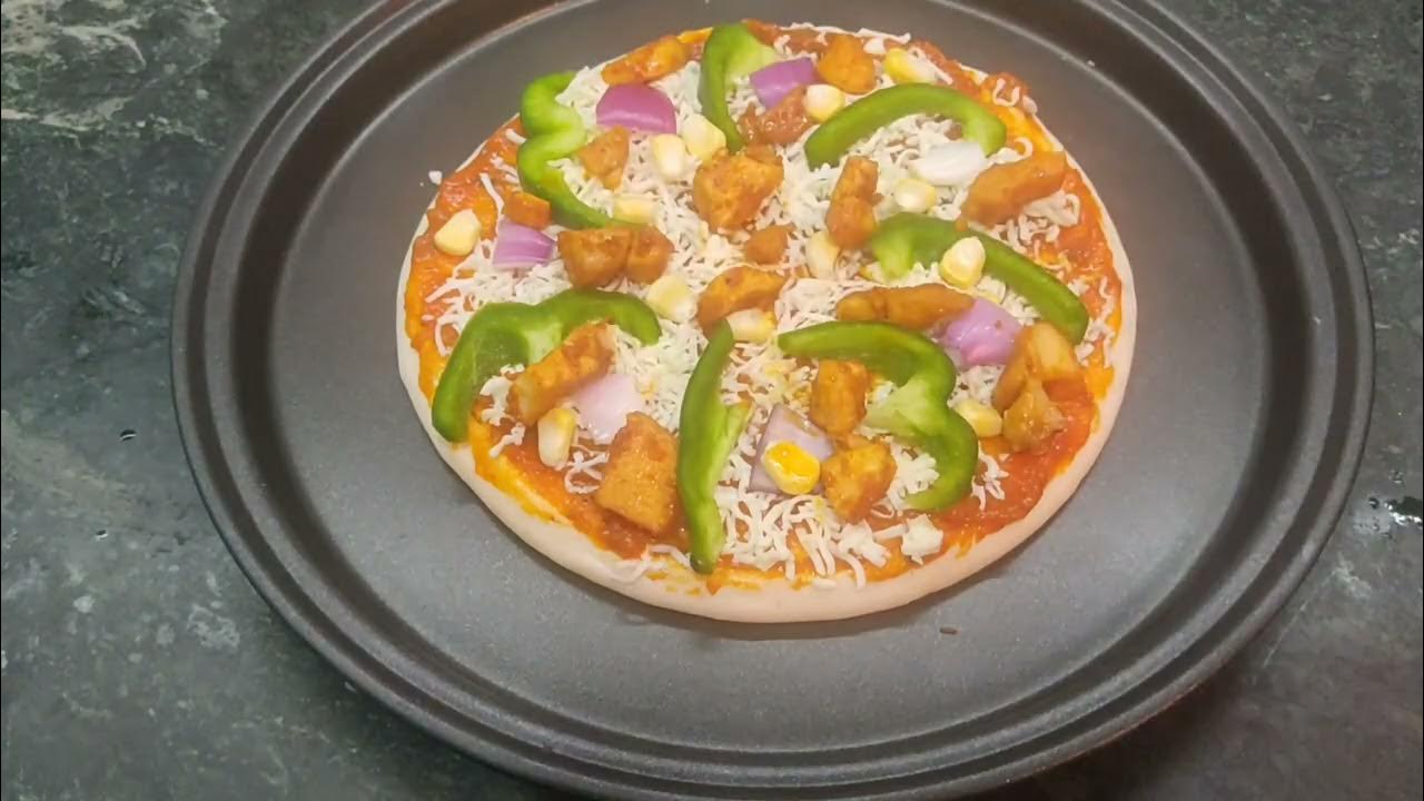 Pizza in Samsung 28L microwave oven / easy to make pizza in microwave