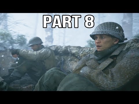 Call Of Duty WW2 Gameplay Walkthrough Part 8 - Battle Of The Bulge