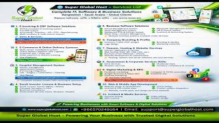 Super Global Host | ERP, E-Invoicing, SaaS &amp; Business Solutions