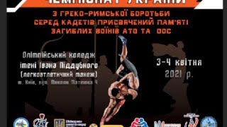 Фінал Чемпіонату України з греко-римської боротьби серед кадетів. Килим С.