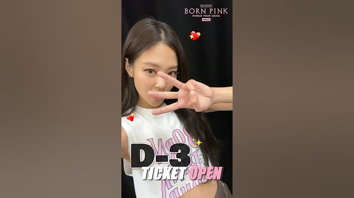 BLACKPINK WORLD TOUR [BORN PINK] FINALE IN SEOUL TICKET OPEN D-3