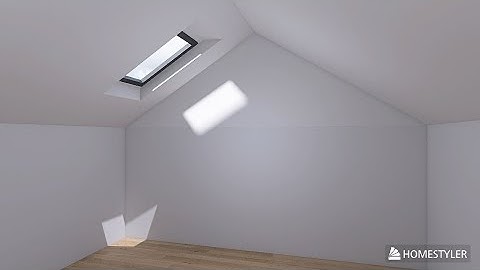 Homestyler V5.0 - how to make sloped roof with window