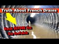 Truth about geofabric wrapped french drains  watch before you install a french drain