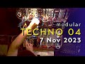 Live Techno Jam 004 - live improv eurorack modular techno dance music