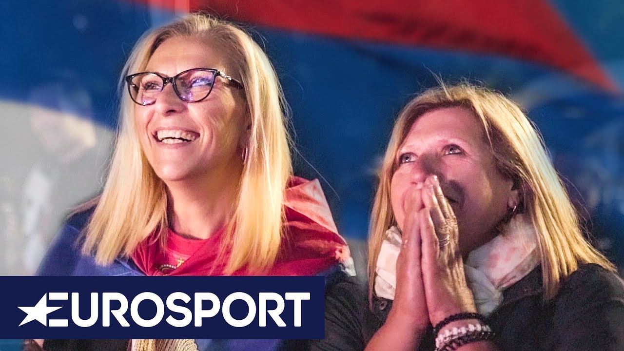 Serbian Fans React Live to Djokovic's Comeback Victory! | Australian Open 2020 | Eurosport