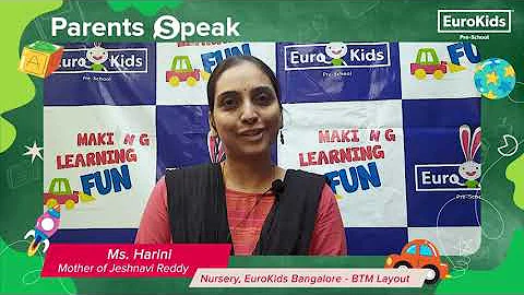 Happy Parent's Speak: A Journey of Structured Learning at EuroKids