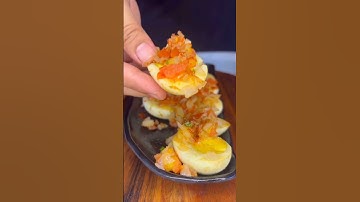 High Protein Egg Chaat #asmr #eggchaat #chaat #healthychaat #indianmasalaasmr #shorts #egg #cooking