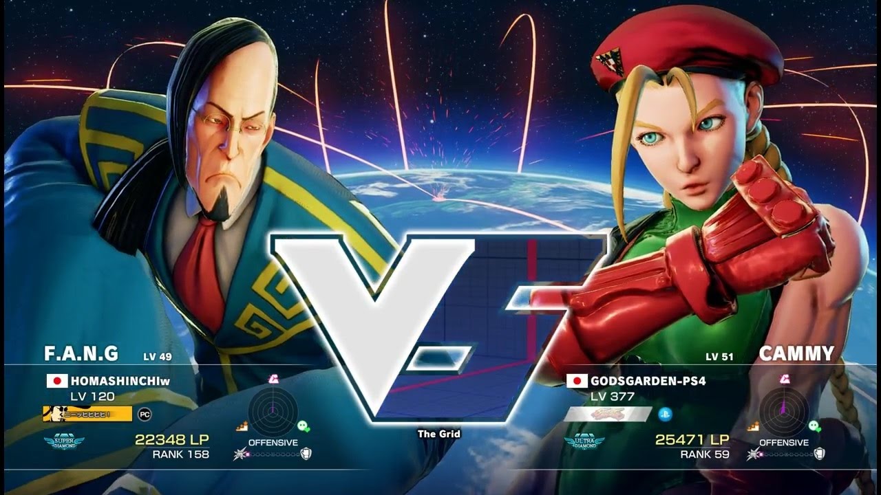 HOMASHINCHIw (Fang) vs Kazunoko (Cammy)：HOMASHINCHIw（ファン）vs かずのこ（キャミィ）