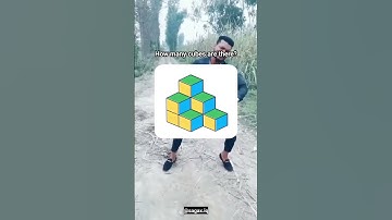 How Many Cubes Do You See? Viral IQ Test! #iqtest #quiz #quiztime #puzzlegame #mathpuzzle #shorts