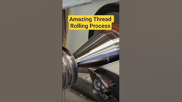 Amazing Thread Rolling Process | High Precision Machining in Action 🔩#threads #machinery #machining
