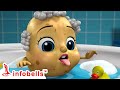 Aloo Kachaloo Beta Kahan Gaye The- Bath Time Fun Song | Hindi Rhymes & Balgeet | Infobells #balgeet