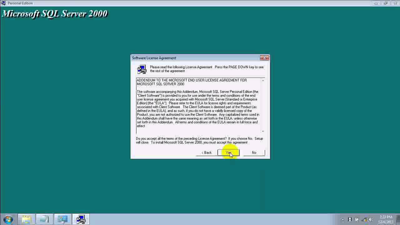 Cara Installasi Microsoft SQL Server 2000 - YouTube