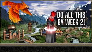 Heroes 3: How To Play Conflux - Build Order - First 2 Weeks screenshot 4