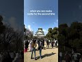 Osaka Castle 🏯#osaka #osakacastle #japan