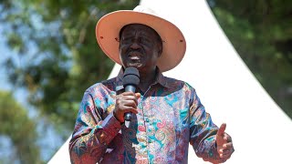 TAKATAKA! Raila Odinga Roasts Ruto's Gov't Officials as he Speaks in Migori!!