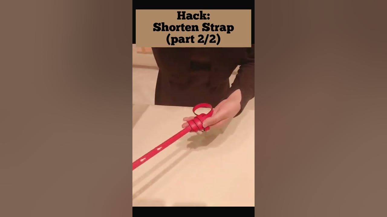 How To Shorten Straps On A Crossbody Bag, Live your best hands-free life  with this hack for crossbody bags, By Refinery29