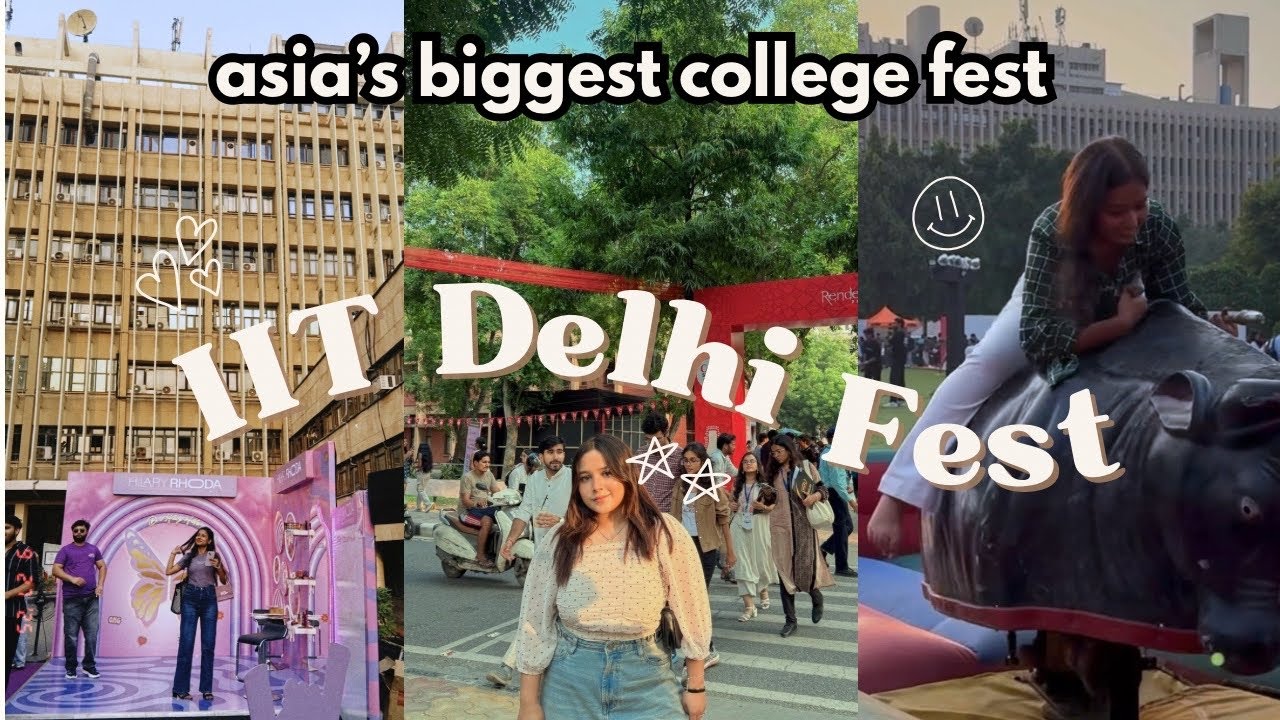 Rendezvous IIT Delhi 2025 — The Craziest 4 Days of My Life 🤯🔥