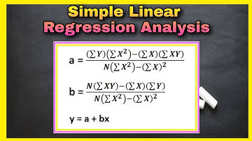 Simple Linear Regression Analysis | Slope and Intercept | TAGALOG-ENGLISH
