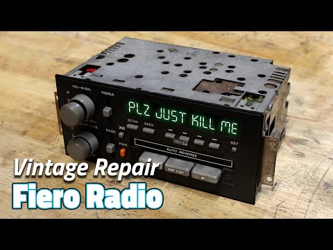 1985 Fiero Radio Repair! | Saturday Projects