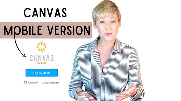 Using the Canvas LMS MOBILE App