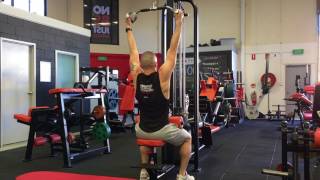 Lat Pulldown, wide neutral grip