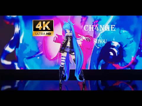 【MMD/Miku】CH4NGE （4k 120fps）