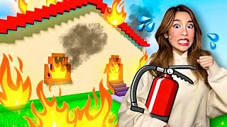 ROBLOX DON'T BURN THE HOUSE DOWN!!