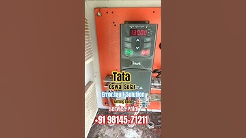 3HP Tata Oswal Solar pump error solution service paid +91 98145 71211 @DMSSOLAR