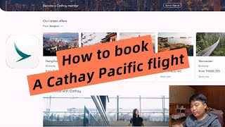How to book a Cathay Pacific flight | EP. 1
