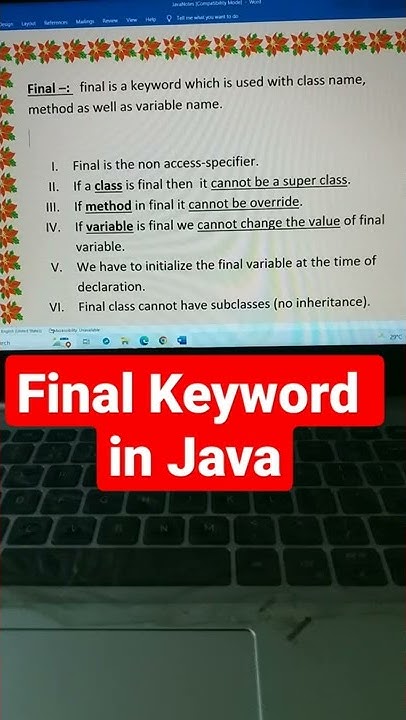 Final Keyword In Java Use Of Final Keyword What Is Final Keyword In final-keyword-in-java-use-of-final-keyword-what-is-final-keyword-in