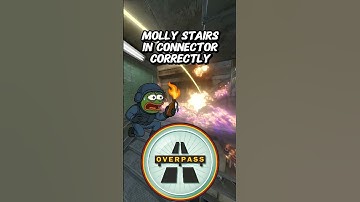 Molly connector correctly Overpass #cs2 #cs2tips #cs2nades #counterstrike