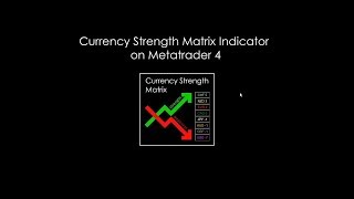 Currency Strength Matrix - How to identify trend and currency strength.