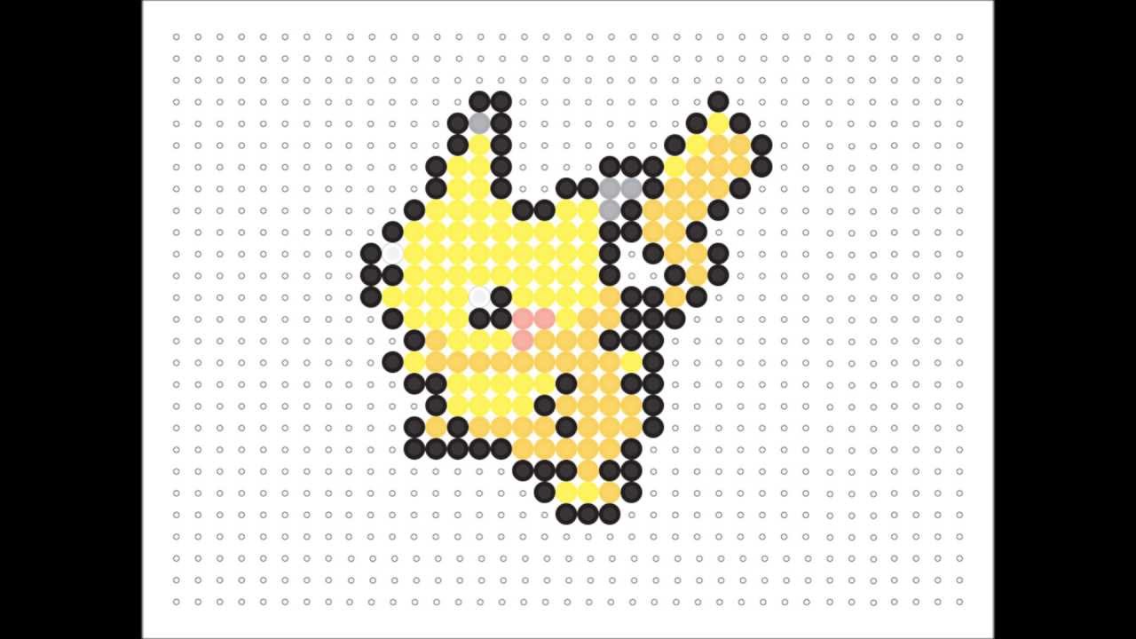 Featured image of post Pikachu Hama Beads Plantillas Pokemon Catching the famous electric mouse mascot of the pok mon series pikachu in pok mon platinum diamond and pearl is no difficult task
