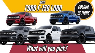 Ford F-150 Lobo Colors -All Options - Images | AUTOBICS
