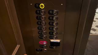 Insanely Fast 700 FPM Otis/Schindler Traction Elevators @ Fairmont Olympic Hotel, Seattle, WA