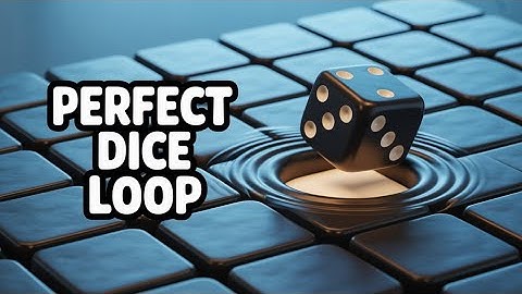 Satisfying Dice Roll and Drop Perfect Loop  #satisfying